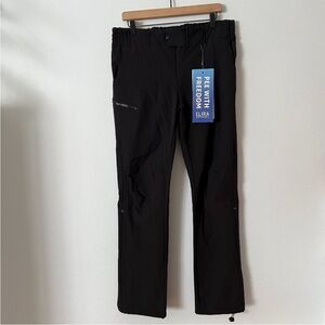 NWT Elira Apparel Baret Black Hiking Outdoor Pee Pants